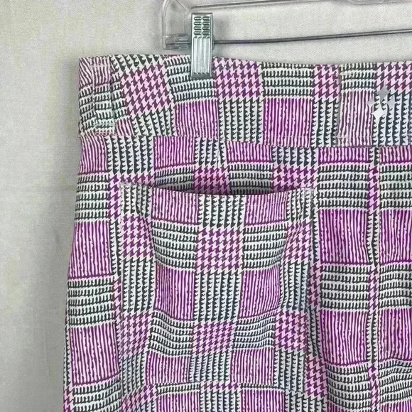 Jofit Golf Skirt Womans 16 Skort Pink Gray Active Performance Button Zip Pockets - Picture 12 of 16